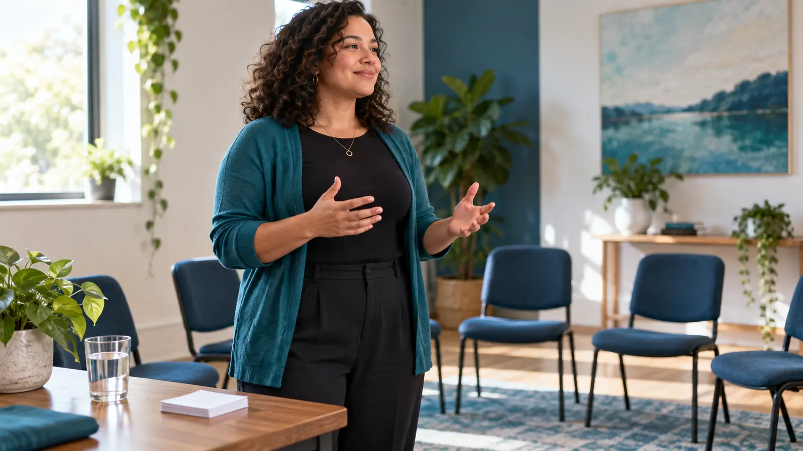 Image of public speaking confidence